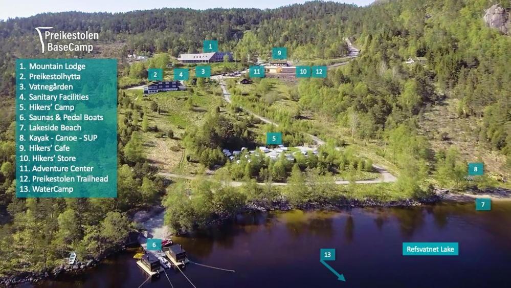 מלון Jørpeland Hikers Camp, Part Of Preikestolen Basecamp מראה חיצוני תמונה